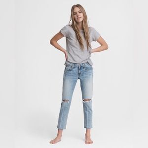 Rag and Bone sz 31 Dre Low-Rise Boyfriend - Stella